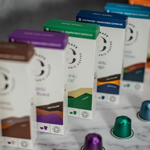 CRU Kafe "Espresso" Nespresso Compatible Coffee Pods, 80 Aluminium Capsules