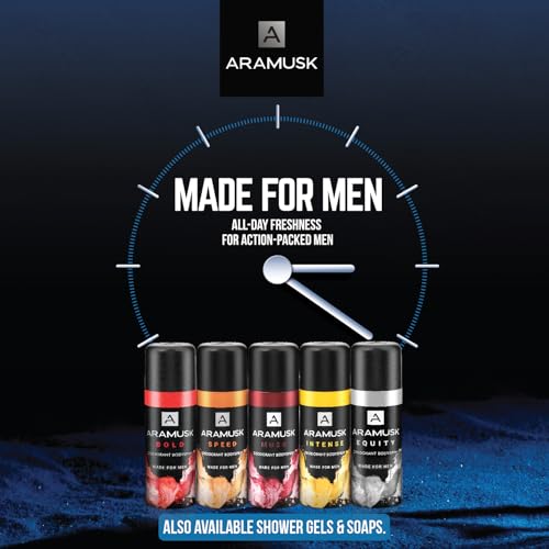 Image of Aramusk Deo for Men - Equity |Long Lasting Masculine Fragrance | Everyday Bodyspray - 150mL Pack