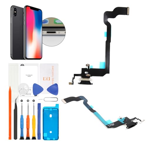 SRJTEK for iPhone X USB [d|[gCi hbNRlN^{[hi Lightning[q[d|[ghbNRlN^tbNXP[u Cp A1865, A1901, A1902Ή Hhe[vt