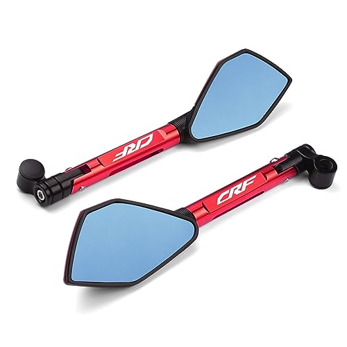 �ɓK������ CRF250L CRF300L/�����[ CRF190L CRF1100L 2022 �I�[�g�o�C�n���h���o�b�N�~���[�u���[�hῃ~���[(Red)