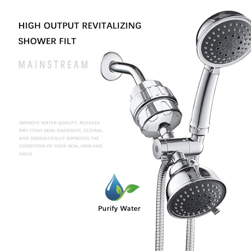New High Efficiency Regenerative Shower Filter, Shower Filter to Remove Hard Water, Chlorine, Heavy Metals and More, Shower Filter to Dramatically Improve Skin and Hair - Water Softening Shower Filter by PALBAO - Image 3