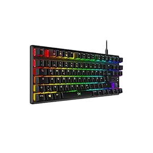 HyperX , USB-A, Alloy Origins Core – RGB Mechanische Gaming Tastatur, Tenkeyless, HyperX Red switches (DE layout)