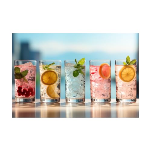 Cuadros de cocina modernos con imágenes estéticas de vino rosa para decoración de pared