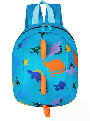 YUPING Toddler Dinosaur Backpack with Safety Leash - Blue