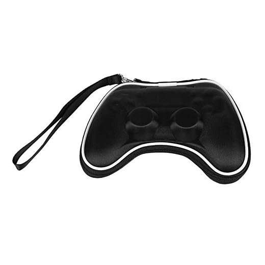 Transporttasche für PS4, Reiseetui für Controller für Playstation 4, stoßfest, Schwarz