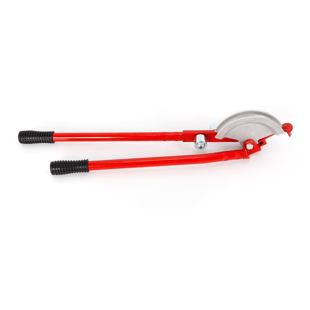 Curvatubi manuale da 15 a 22 mm, per tubi di rame e tubo in alluminio, strumento di piegatura professionale con 2 rulli di pressione, piegatrice per tubi da 750 mm, per installatori e artigiani