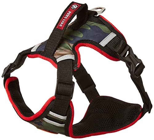 Image of Pets Like Double Side Padded Harness Army(Medium)