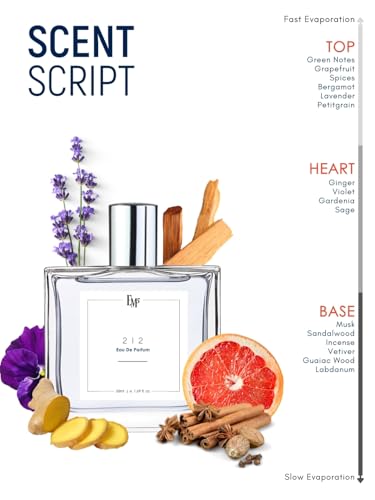 Image of EM5 212 Perfume for Men | Aromatic Warm Spicy Tobacco Fragrance | Eau de Parfum Spray | Luxury Gift for Him