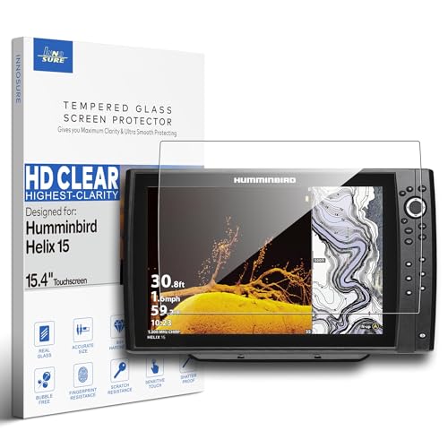 Protection verre trempé Humminbird Helix 15 ajustement premium 15,4"