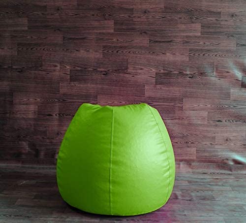 Bean Bag Cover Recliner Bean Bag Cover Organizing Storage Water Resistant Furniture For Kids And Adults Color Parrot Green Size Xxxl ( 46 X 28 ) Inches #TOP3