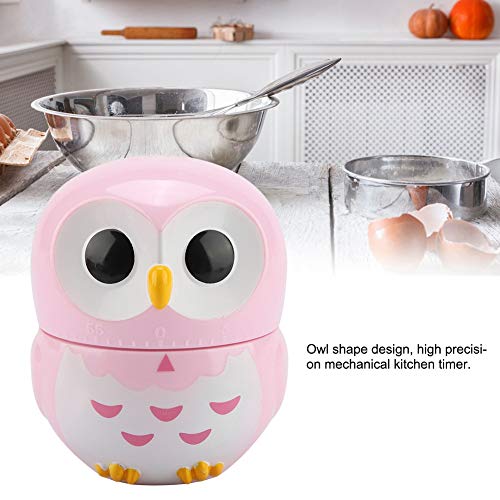 Timer Owl Timer High Precision for Kitchen Frying Baking Cooking Eggs(pink) - Image 4