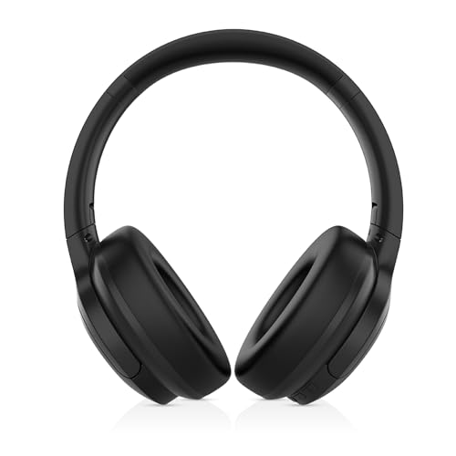 Écouteurs sans fil over-ear antibruit avec micro de qualité et batterie 40h