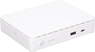 Mini UPS Battery Backup, Standby Power, 10400mAh Uninterruptible Power Supply, Router UPS, Output 5V 9V 12V, POE 15V 24V, for Camera Router (US Plug)