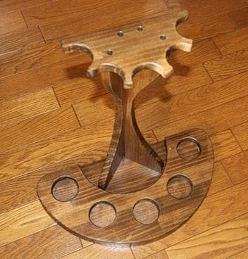尺八立て（ウォールナット色）5本まで 尺八立てウォールナット色5本まで 【複数】