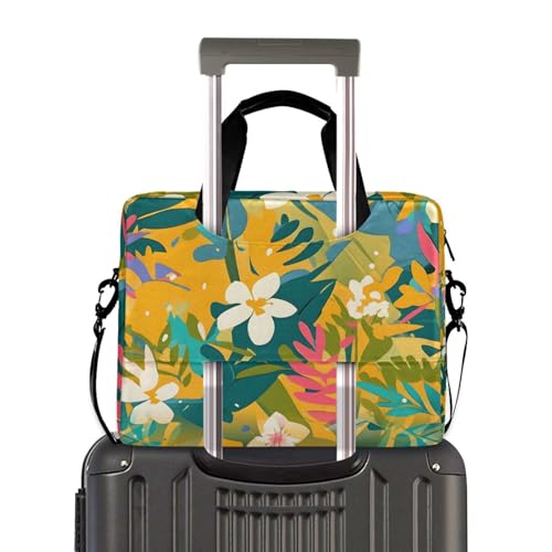 Funda para portátil con flores tropicales 13-15.6 pulg miniatura 4