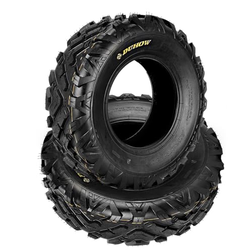 Garvee 2 Pack 21x7-10 ATV UTV Tires 6-Ply All-Terrain Tubeless Tires for Daily Work Hunting & Recreational Riding on ATV UTV Quad and 4 Wheeler