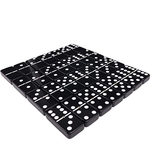 Juego de Domino Double 6 Grande Negro con Estuche Rosa miniatura 6