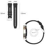 Zamienny pasek do Huawei Watch GT 4 41 mm, miękki silikonowy pasek 18 mm, sportowy pasek zastępczy do Huawei Watch GT4 41 mm, 3 sztuki B, 120 Millimeter, nowoczesny
