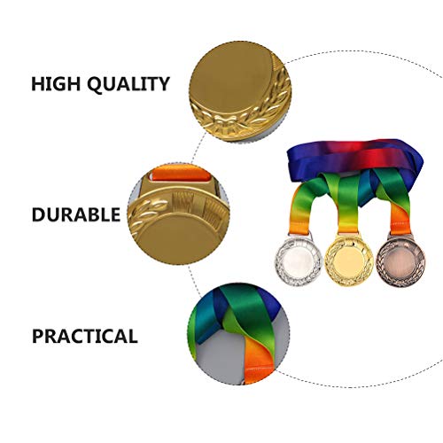 TOYANDONA 3 stks Medaille Model Toy Award Medaille Speelgoed voor Sport Wedstrijden (Verschillende Kleur) - Image 8