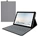 Produktbild kwmobile Hülle kompatibel mit Microsoft Surface Go - Type Cover kompatibel - Stoff Tablet Cover in Grau