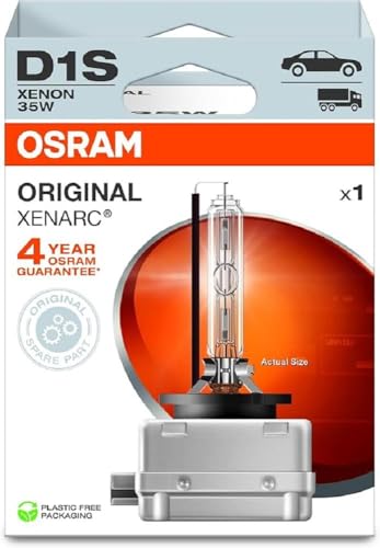 OSRAM XENARC ORIGINAL, D1S, lámparas de faros de xenón, 66140 1HB, 1 lámpara