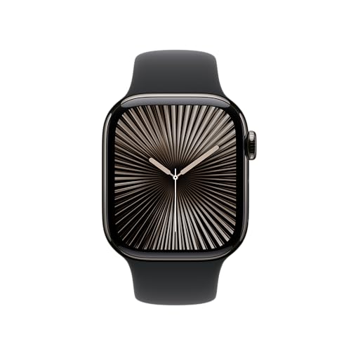 Image of Apple Watch Band - Sport Band (42mm) - Black - M /L