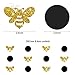 NICROLANDEE Bee Party Decorations - 14Pcs Yellow Black Paper Lanterns Honeycomb Ball Mommy to Bee Banner Garland Glitter Confetti for Birthday, Gender Reveal, Baby Shower, Bee Day Themed Decorations