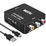 CHARYZA RCA to HDMI変換コンバーター AV to HDMI 変換器 AV2HDMI USBケーブル付き 音声転送 1080/720P切り替え