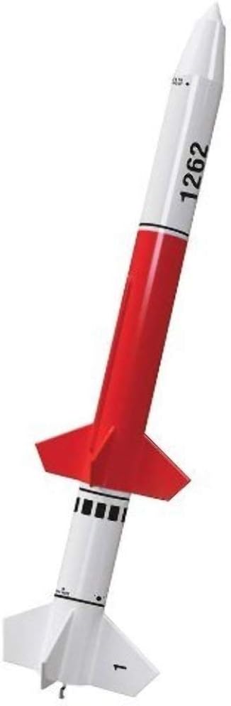 Estes7266 Red Nova Flying Model Rocket Kit | Advanced Level | Soars 800 ft. 244 m.