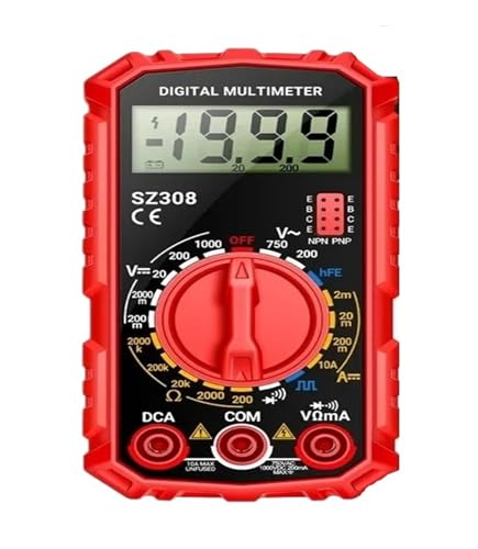 Multimètre tension AC/DC SZ308 pour résoudre les pannes de courant 10A et tester triode