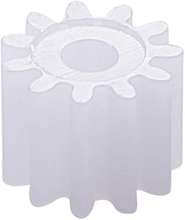 Heyiarbeit 10pcs Plastic Gears 11 Teeth Model 112A Reduction Gear Plastic Worm Gears for RC Car Robot Motor