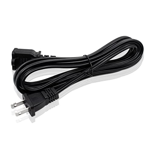 Image of 2 Pin Extension Cable 3.5 m, US Plug /Bushing, for NEMA 5-15P to NEMA 5-15R, Extension Cable Black (10 ft)