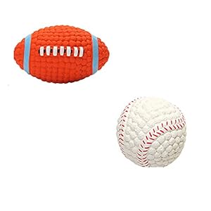 2 stuks huisdier speelgoed ballen ballen voor kleine medium honden huisdier basketbal voetbal honkbal tennis rugby…
