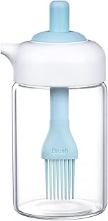 PRIME PICK Cook Pro Oil Dispenser Bottle Glass 2 in 1 Silicone Brush Dropper Measuring Oil Bottle for Cooking Baking BBQ K... Price In India