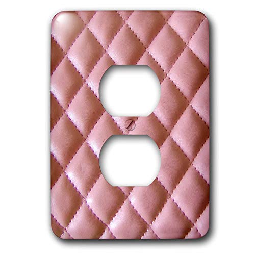 Cubierta de salida de piel rosa con diseño elegante 3dRose 2