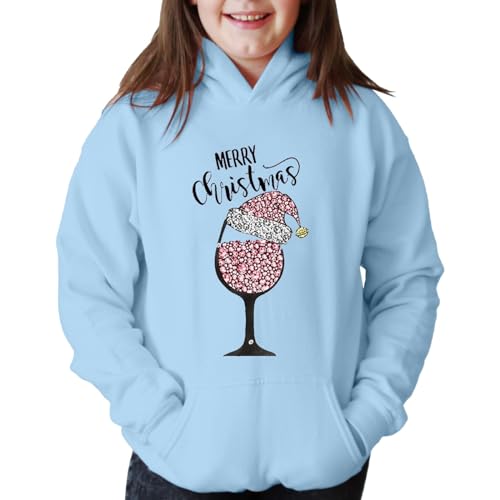 ToddlBy Boys & Girls Oversized Christmas Hoodie Sweatshirt