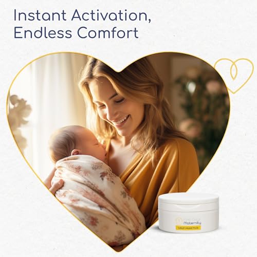 First Days Maternity - Hamamelis-Pads – Wochenbett & Hämorrhoiden – kühlende, beruhigende Baumwolltücher zur Dammpflege nach der Geburt | Klinikbeutel-Essentials für neue Mütter (40 Stück)