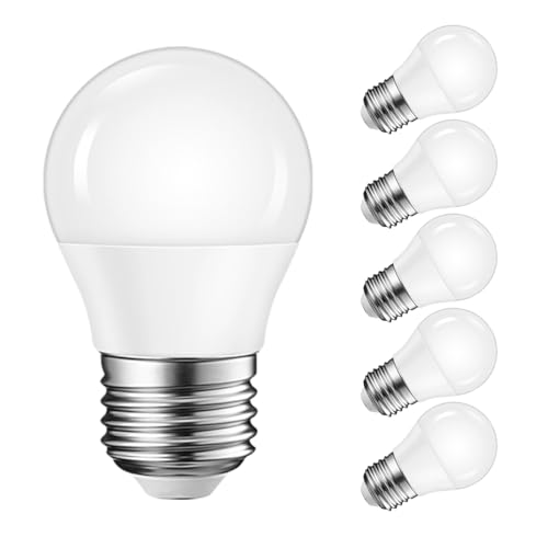 LVWIT LED電球 E26口金 40W形相当 470LM 4.5W 電球色 3000K LEDランプ 広配光タイプ 高輝度 長寿命 省エネ PSE認証 6個入 調光器非対応