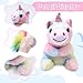 Yaozyety Unicorn Plush Shoulder Magnet Stuffed Animal Toys, Cute Plushies Gift Present for 3-8 Years Old Girls, Costume Accessories Shoulder Pals Kids Gifts