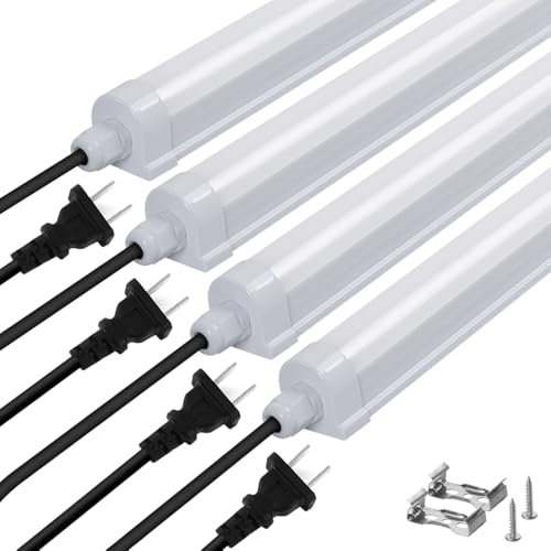 器具一体型 LEDライト 直管 40W形 昼光色6000k 2800ルーメン 消費電力18W 本体長さ1.2M 対応電圧AC85-265V 本体1.5m AC 電源コード付き IP66 等級以上 完全防水防塵性能 水景物 漁業地 養魚施設 全天候型対応 電