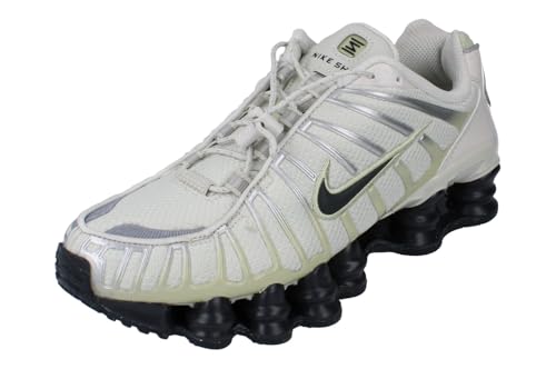 NIKE Femme Shox TL Sneaker, Light Bone Off Noir Olive Aura, 39 EU