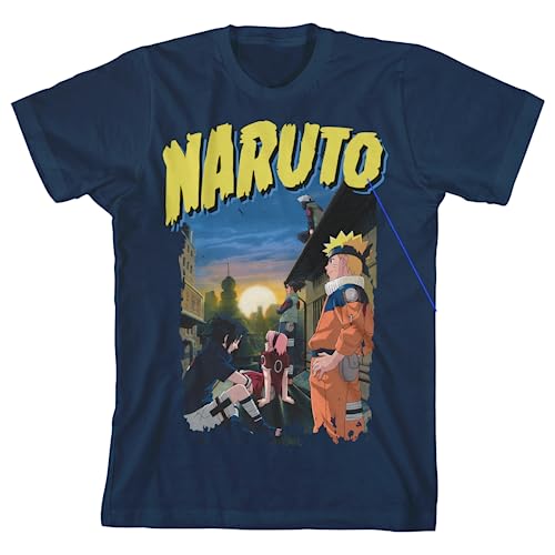 Naruto Multi-Character Youth 3-Pack Crew Neck Short Sleeve T-Shirts3