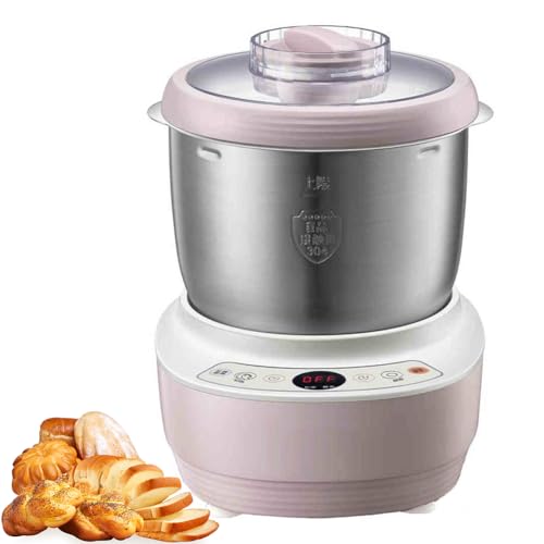 Stand Mixers for Baking, Food Mixer with Bowl, 3.5L Large Capacity Stainless Steel Bucket, 120W Copper Dc Motor, Dough Mixer with Tactile Buttons, Easy To Clean, Stand Mixer for Baking, Cake, Cookie