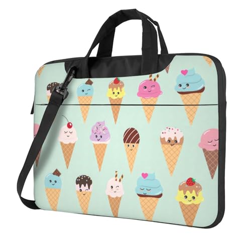 Housse ordinateur portable 13 14 15.6 pouces sacoche pc noir bandoulière et poche