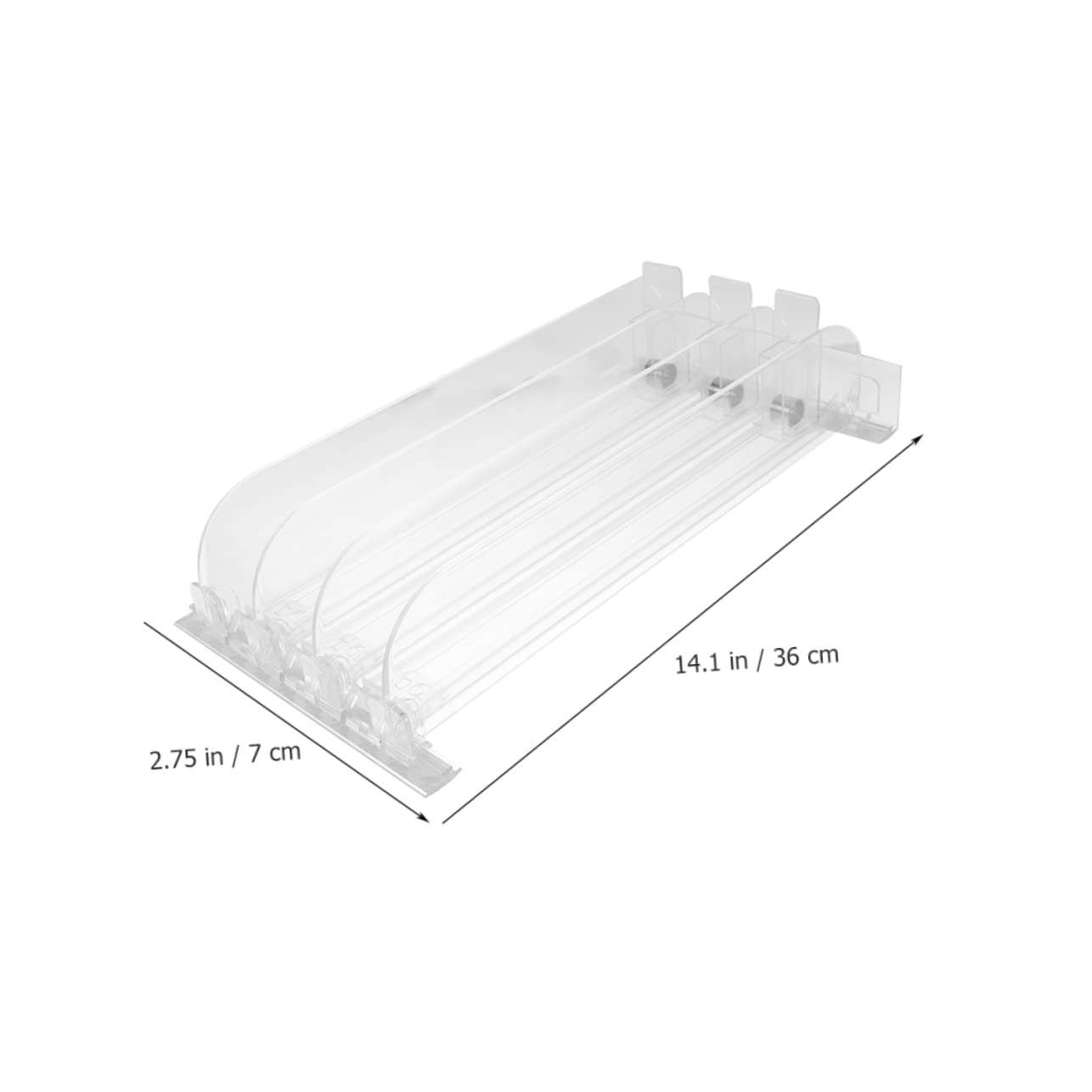 SOESFOUFU 1 Set Shelf Pusher Plastic Drink Pusher Replenishment Drinking Pusher Sliding Tray Shelf Automatic Drinking Pushers Self Pushing Can Organizer Fridge Soda Can Dispenser Pushers