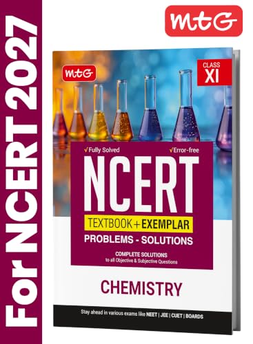 Image of MTG Class 11 NCERT Textbook + Exemplar Problem Solutions Chemistry For 2026-27 Exam | Complete Solutions to All Objective & Subjective Questions
