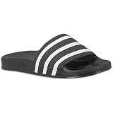 adidas Originals Men's Adissage Sandal, Black/Mt Silv, 13 M