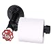 SUNMALL Toilet Paper Holder (Red Handle)