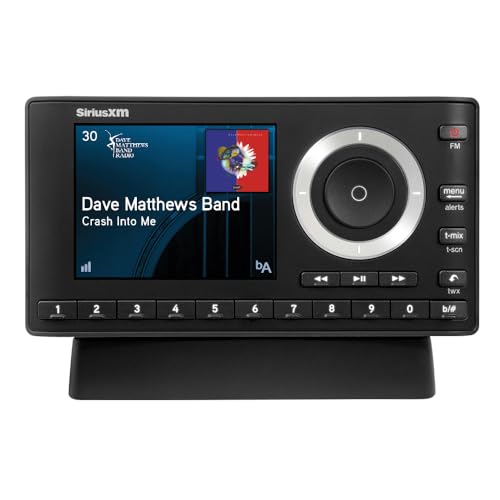 SiriusXM SXPL1H1 Onyx Plus Satellite Radio with Home Kit – Hear SiriusXM on Your Home Stereo or Powered Speakers