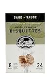 Bradley Smoker BTSG24 Sage & Maple Flavor Banquettes (24 Pack), Brown